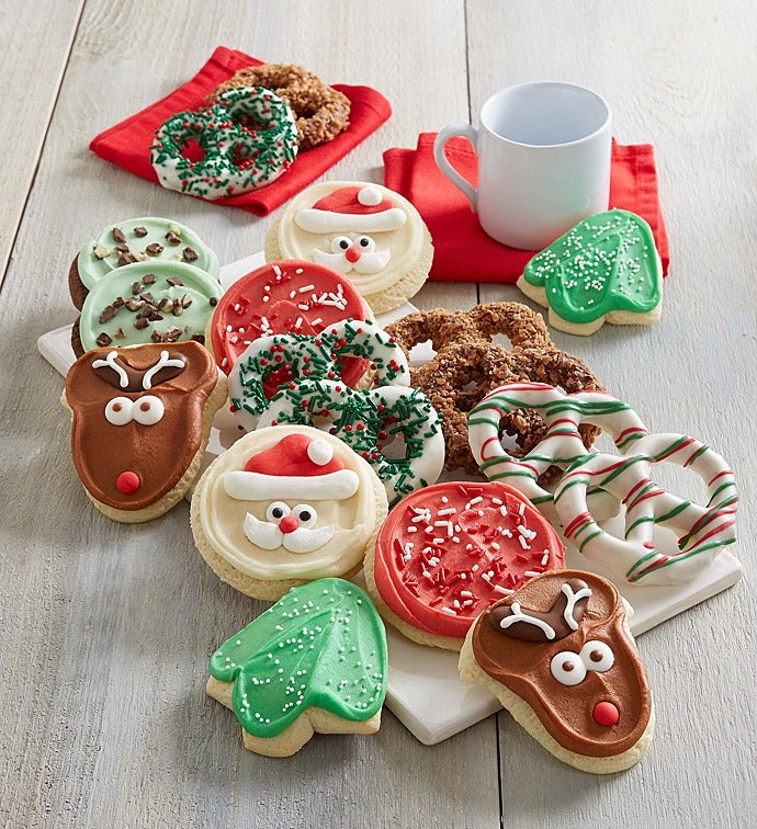 Holiday Pretzels and Cut Out Cookies