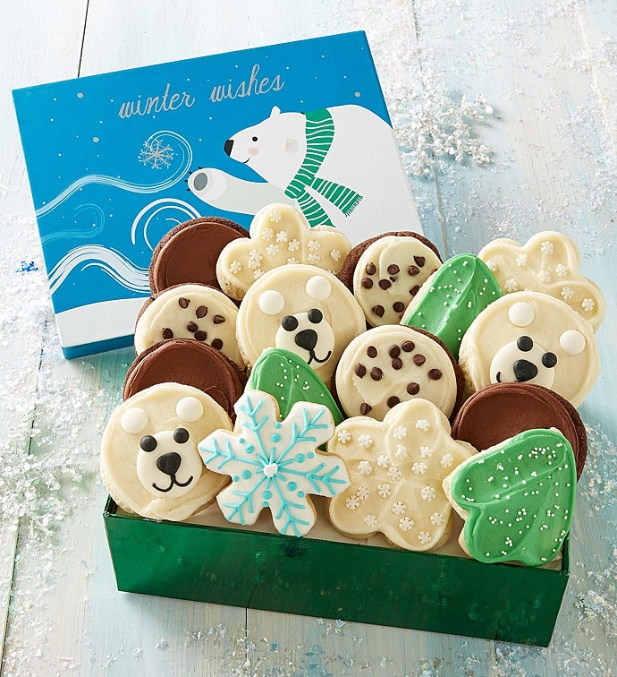 Winter Wishes Gift Box   16 Cookies