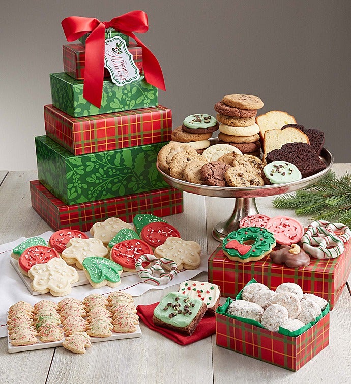 Home for the Holidays VIP Gift Tower Happy Holidays