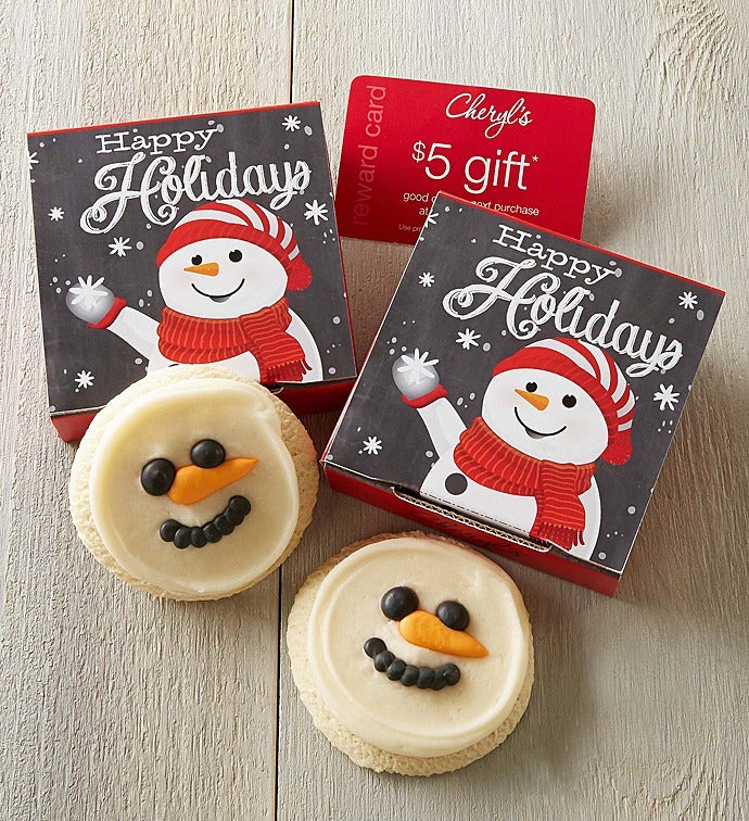 Happy Holidays Cookie & Gift Card