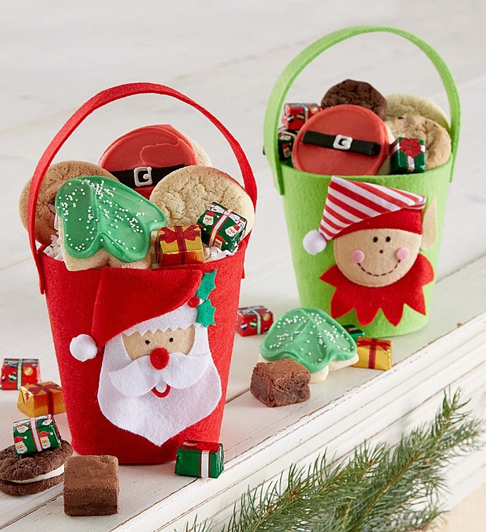 Elf & Santa Mini Pail Sets