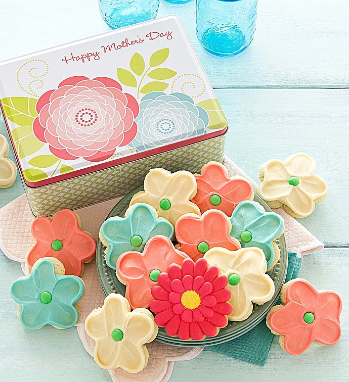 Mother's Day Gift Tin   Buttercream Cut outs