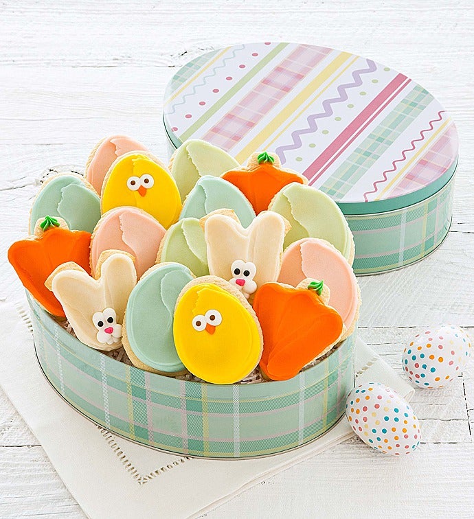 Easter Gift Tin   Cut out Cookies