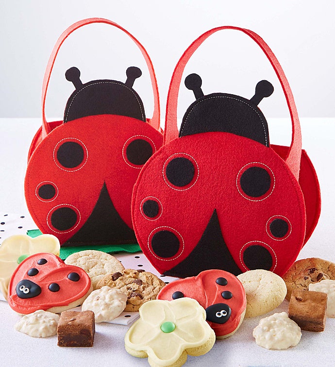 Lady Bug Felt Tote Set