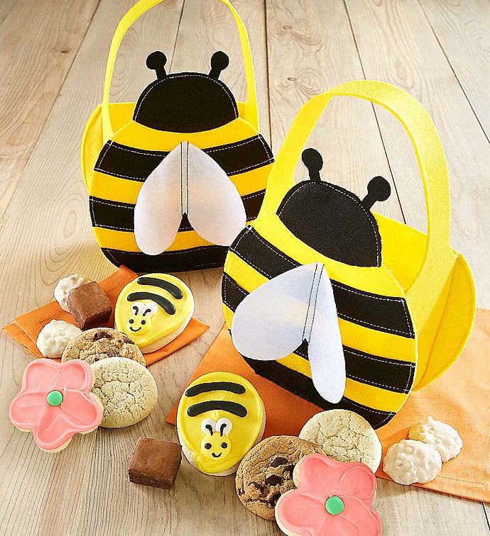 Bee Felt Tote Set