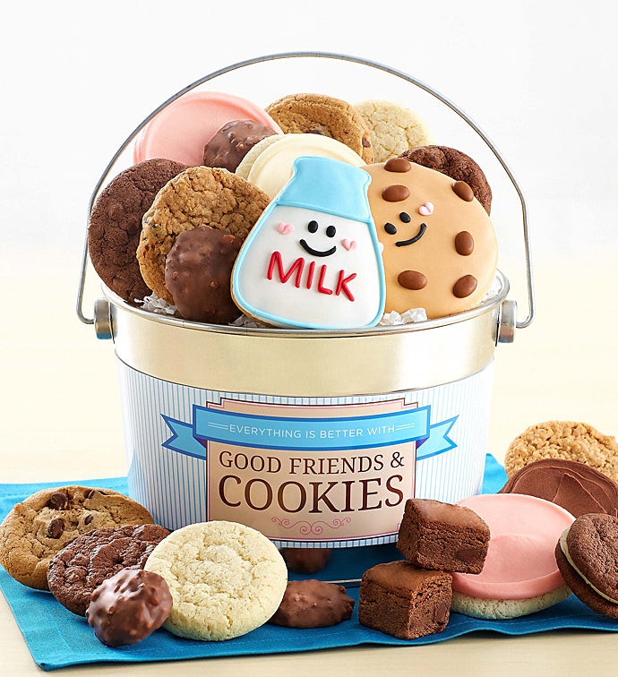 Good Friends and Cookies Treats Pail