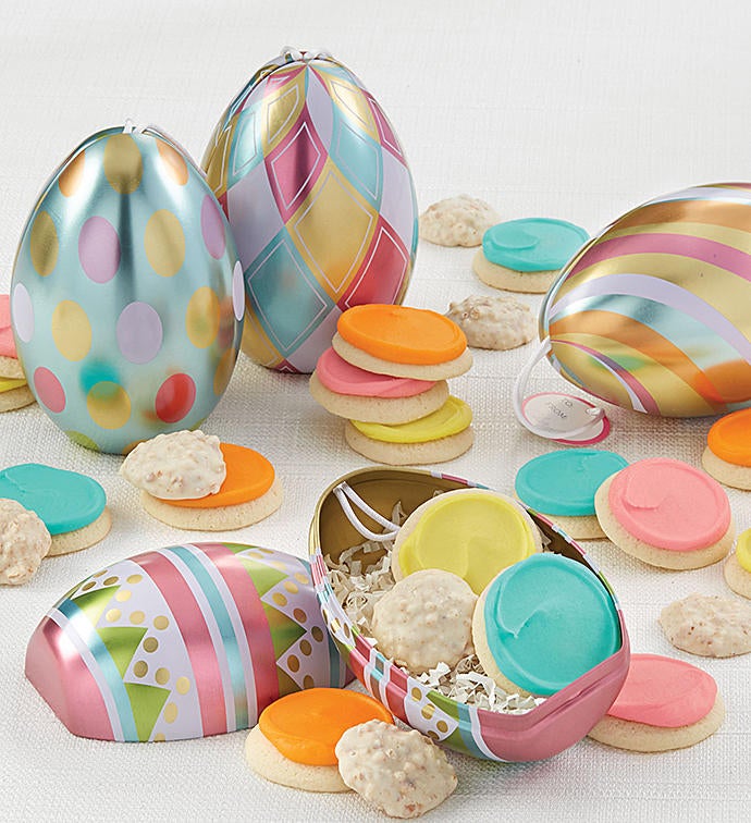Easter Gift Tin Ornament Set of 4