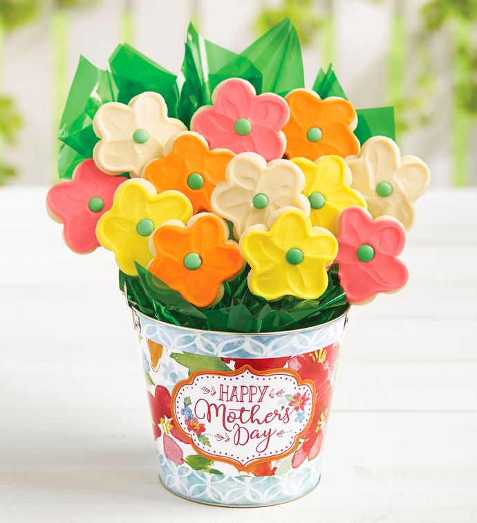 Happy Mother's Day Cookie Flower Pot
