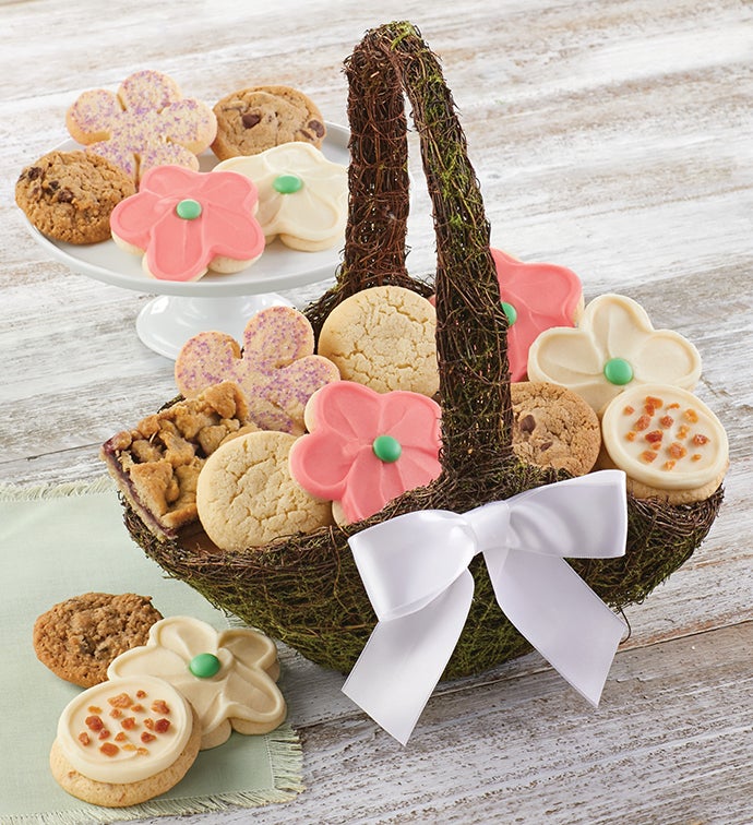 Moss Covered Gift Basket
