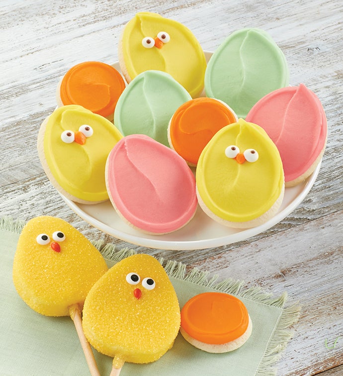 Easter Marshmallow Pops and Cookies Treat