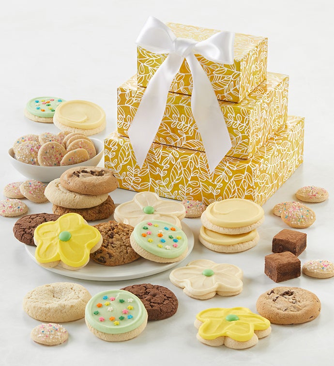 Spring Floral Gift Tower