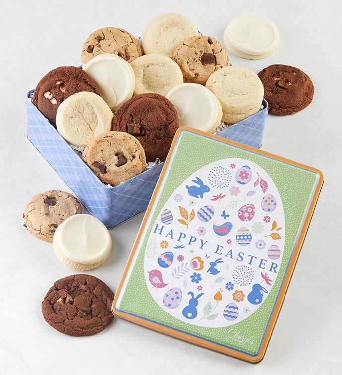 Happy Easter Tin Vegan Cookie Assortment