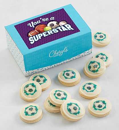 Superstar Soccer Cookie Gift Box