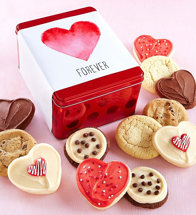 Love Forever Gift Tin Create Your Own 12 Cookies