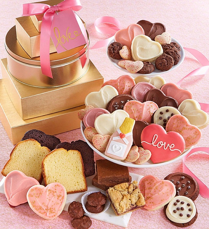 Love & Cookies Elegant Gift Tower