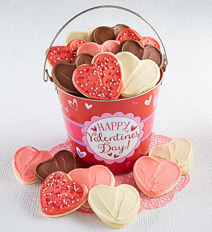 Happy Valentine's Day Cookie Pail