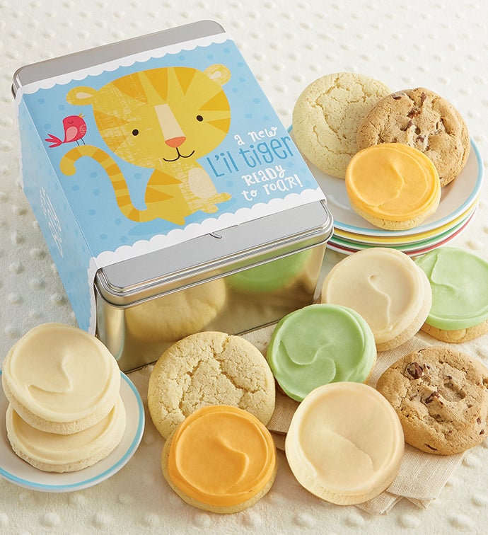 Welcome Baby Boy Gift Tin