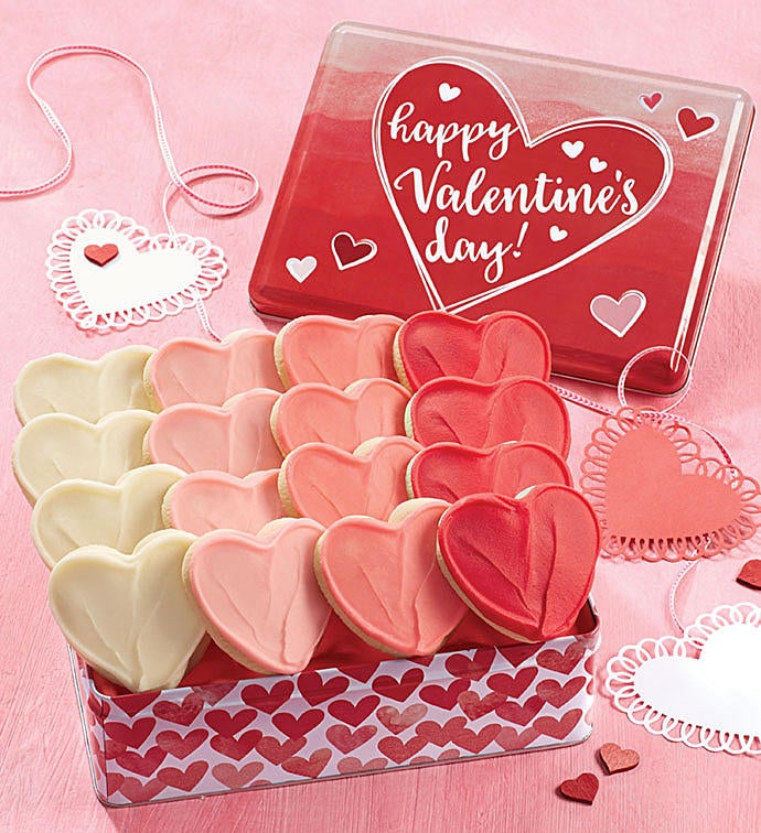 Happy Valentine Gift Tin Buttercream Assortment