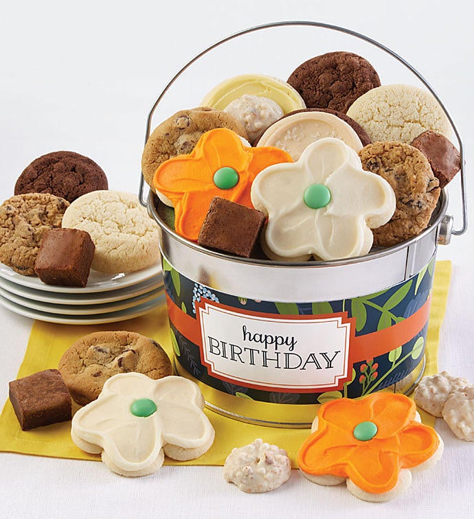 Happy Birthday Botanical Treats Pail
