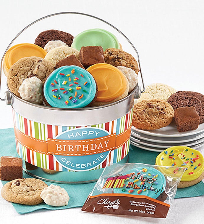 Happy Birthday Celebrate Treats Pail