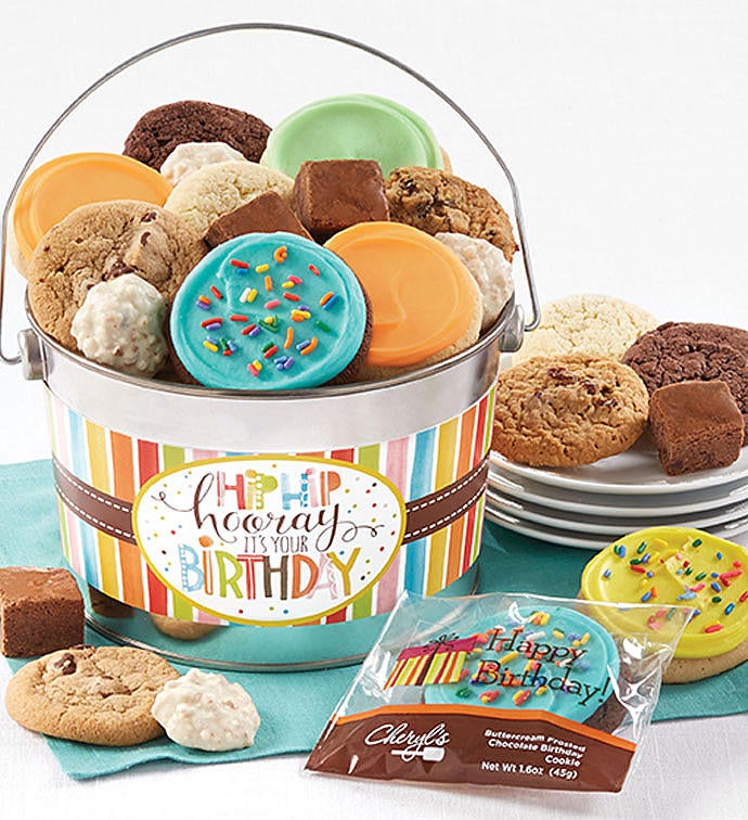 Hip Hip Hooray Treats Pail