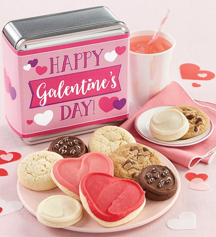 Happy Galentines Day Cookie Tin