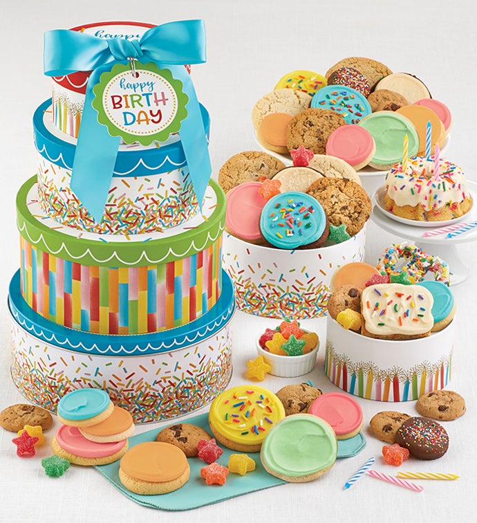 Birthday Traditions Gift Tin Tower