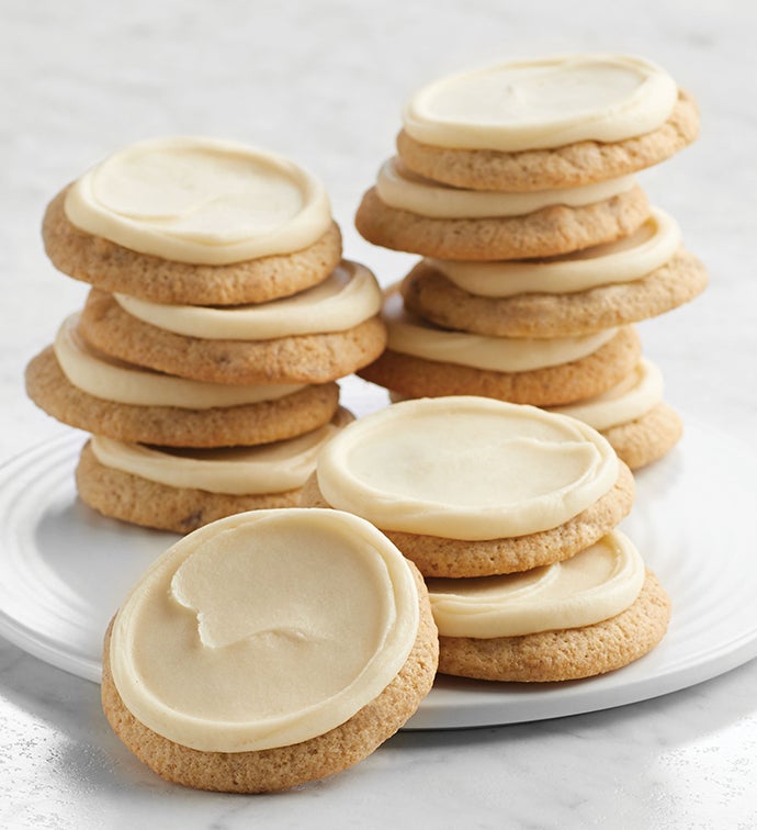 Buttercream Frosted Banana Walnut Cookie Flavor Box 24
