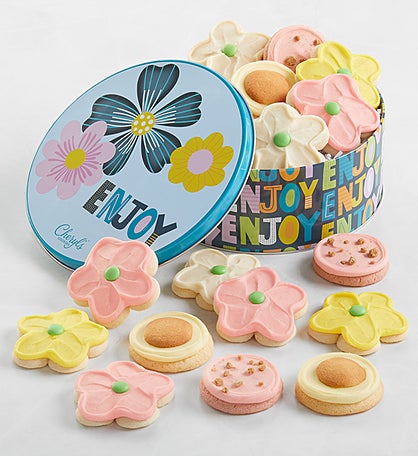 Enjoy Gift Tin - Buttercream-Frosted Cookies