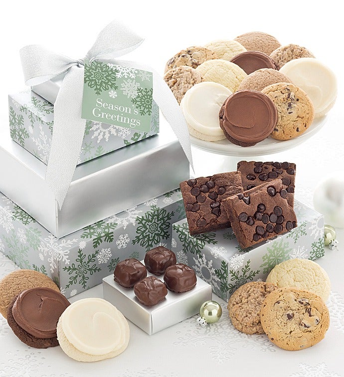 Elegant Holiday Sugar Free Gift Tower