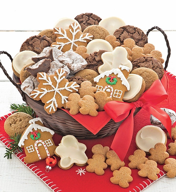 Holiday Gingerbread Gift Basket