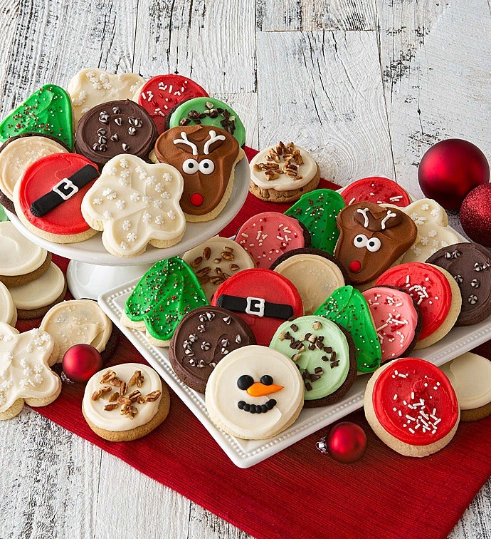 Buttercream Frosted Holiday Cookies