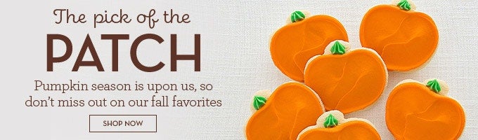 Ad for pumpkin cookies and flavors of fall