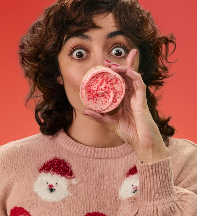Buttercream-Frosted Candy Cane Flavored Cookie Flavor Box