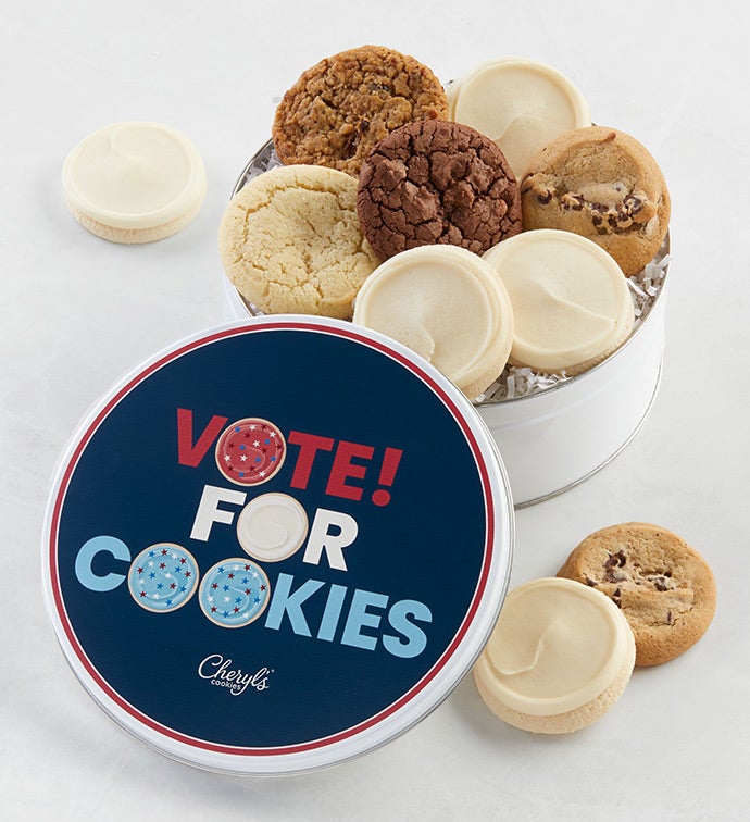 Vote for Cookies Gift Tin