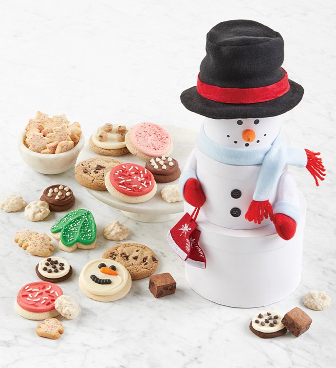 Cheryl’s Snowman Gift Tower