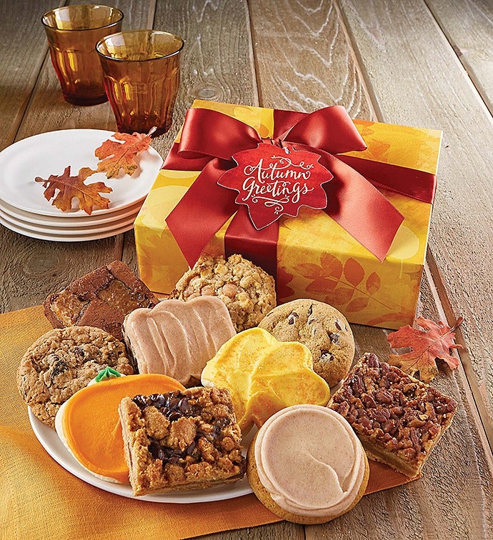 Fall Cookie and Brownie Gift Box