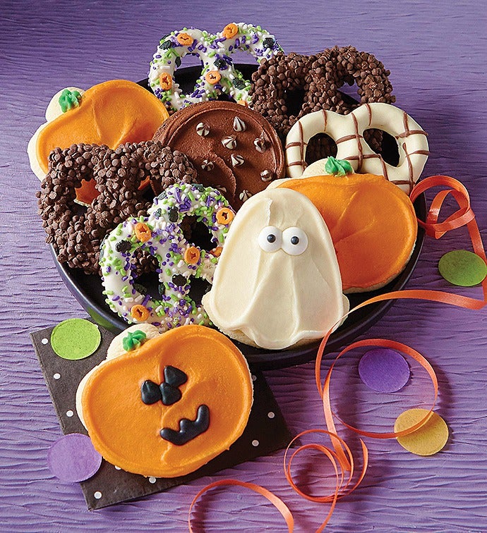 Halloween Cookies and Pretzels