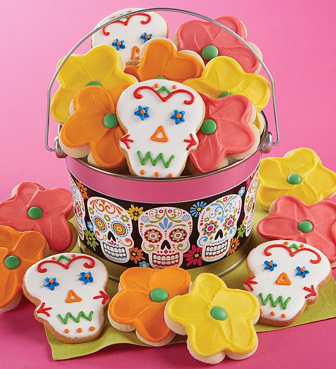 Day of The Dead Cookie Pail