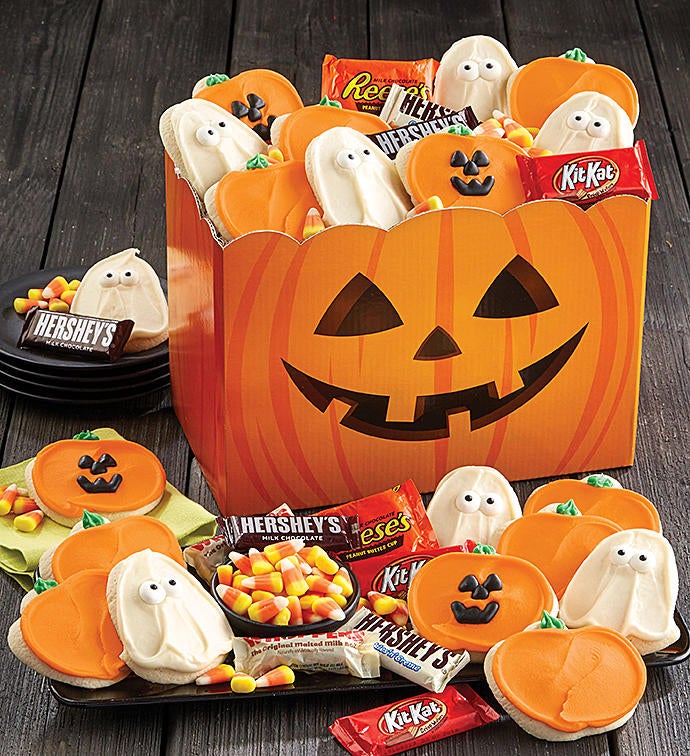 Jack O Lantern Cookie and Candy Box