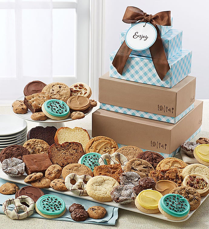 Image of Cheryls Bakery Gift Tower - Congrats