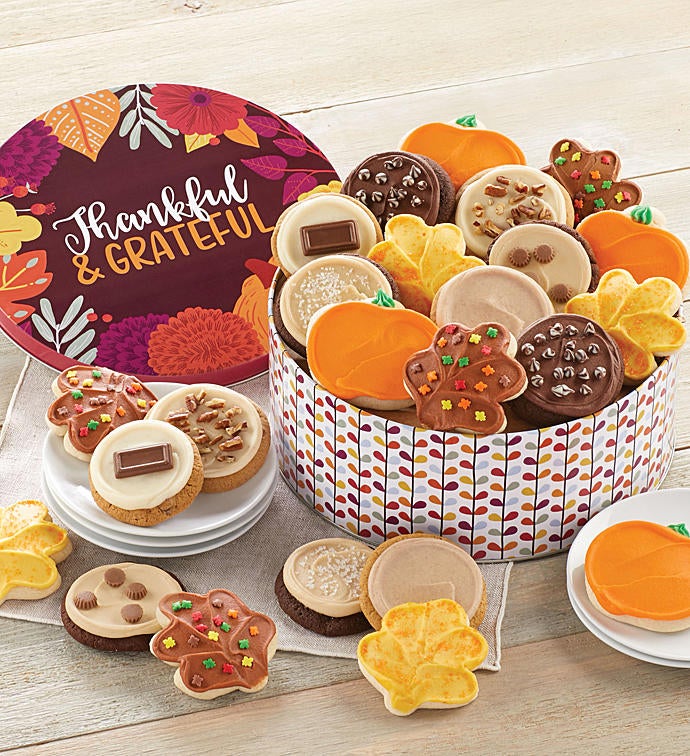 Fall Gift Tin  Frosted Assortment