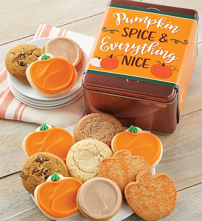 Pumpkin Spice and Everything Nice Treats Gift Tin