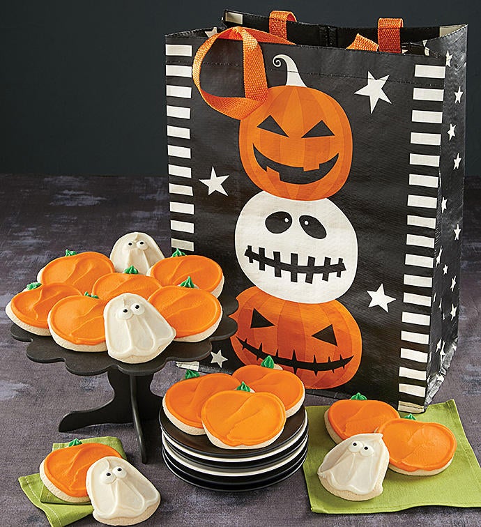 Halloween Tote Bag with 16 Cookies