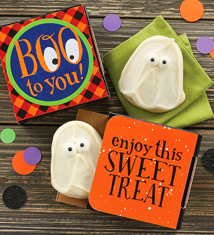 Boo To You Ghost Cookie Card
