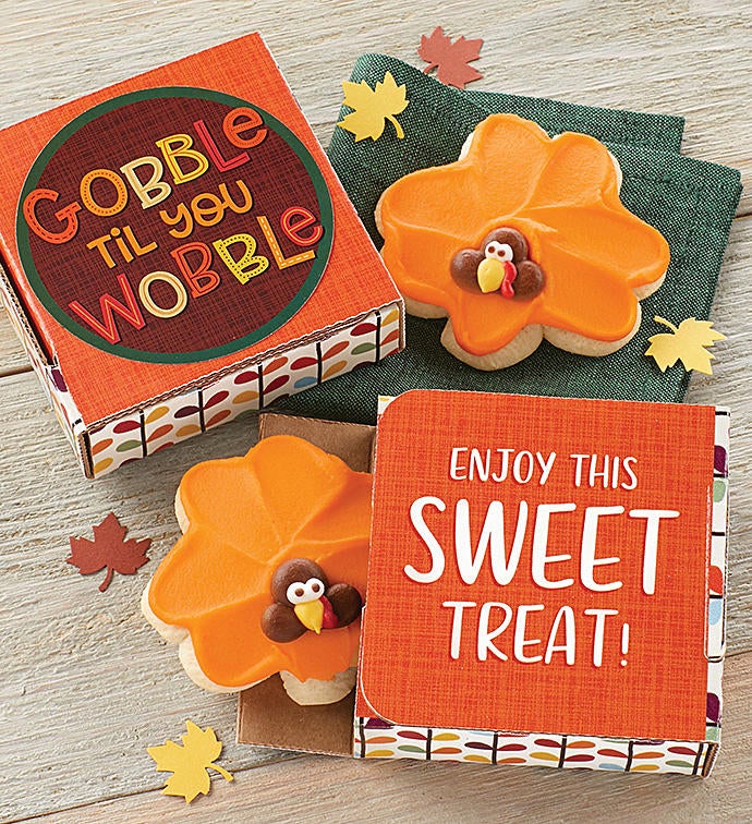 Gobble Till You Wobble Cookie Card