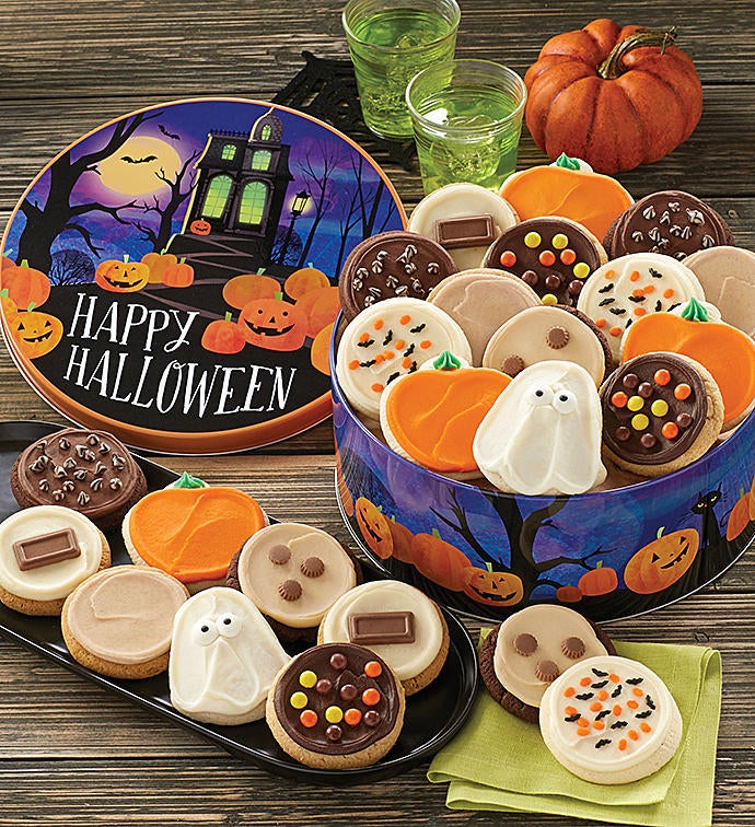 Grand Halloween Gift Tin   Frosted Assortment