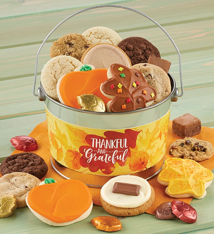 Thankful and Grateful Treats Pail