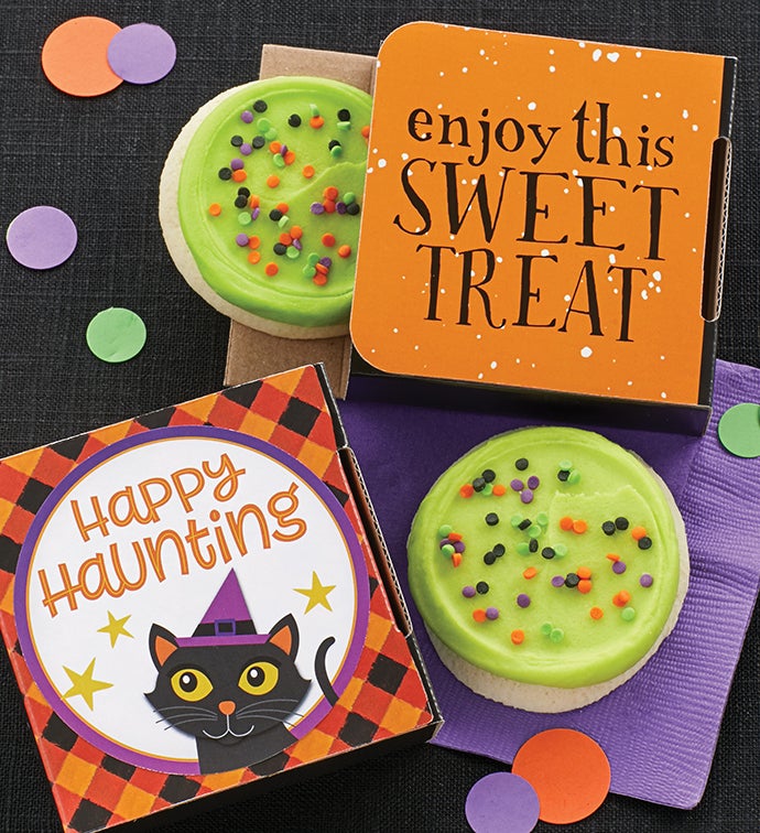 Happy Haunting Cookie Card