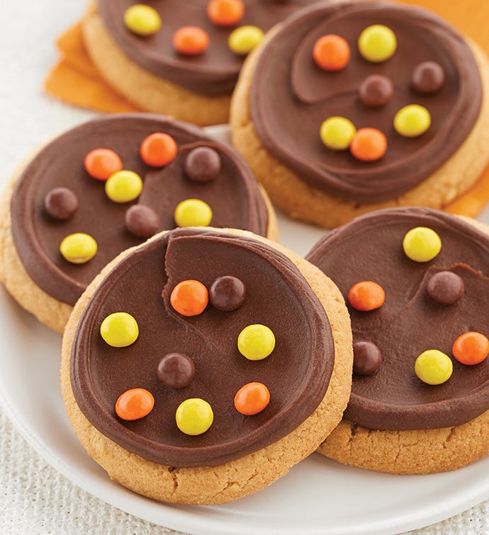 Buttercream Frosted Peanut Butter Candy Cookie Sampler